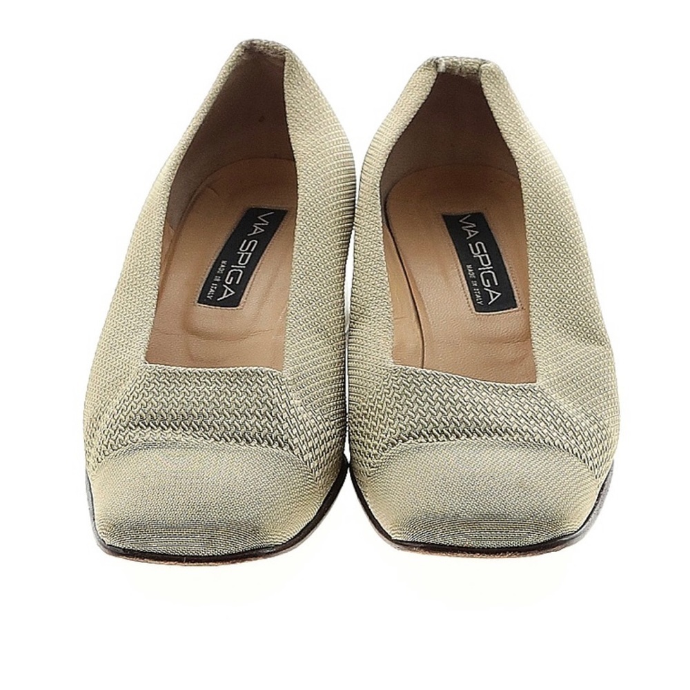 Via Spiga Women’s Woven Leather Heels